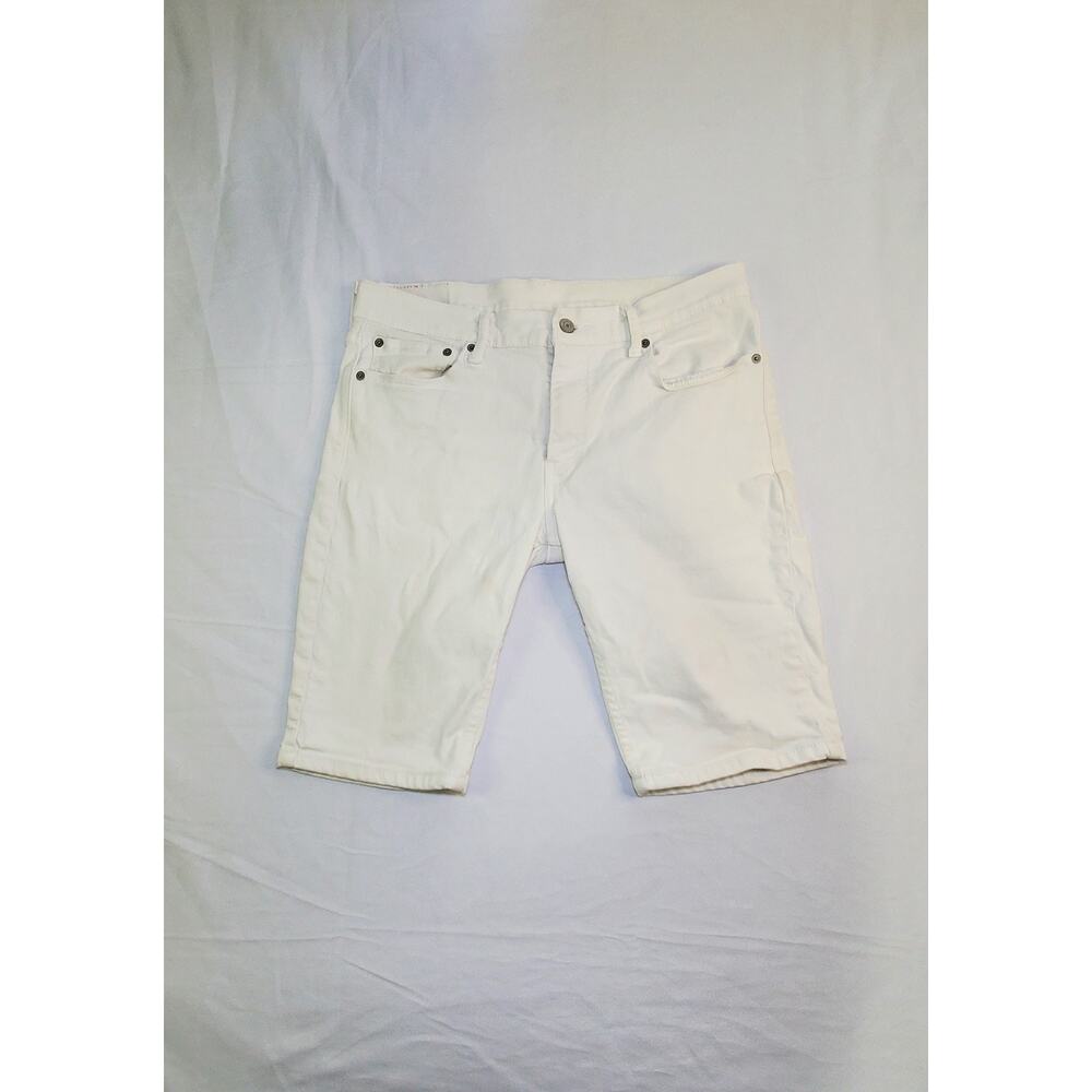 Levi's White Denim Shorts